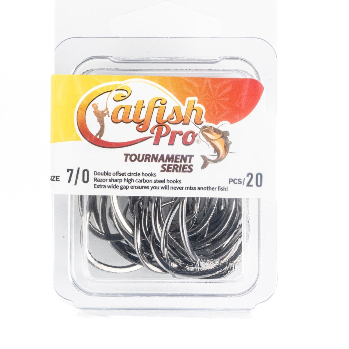 Catfish Hooks Double Offset Circle Hooks 7/0 20 Pack Double Offset Circle Hooks 7/0