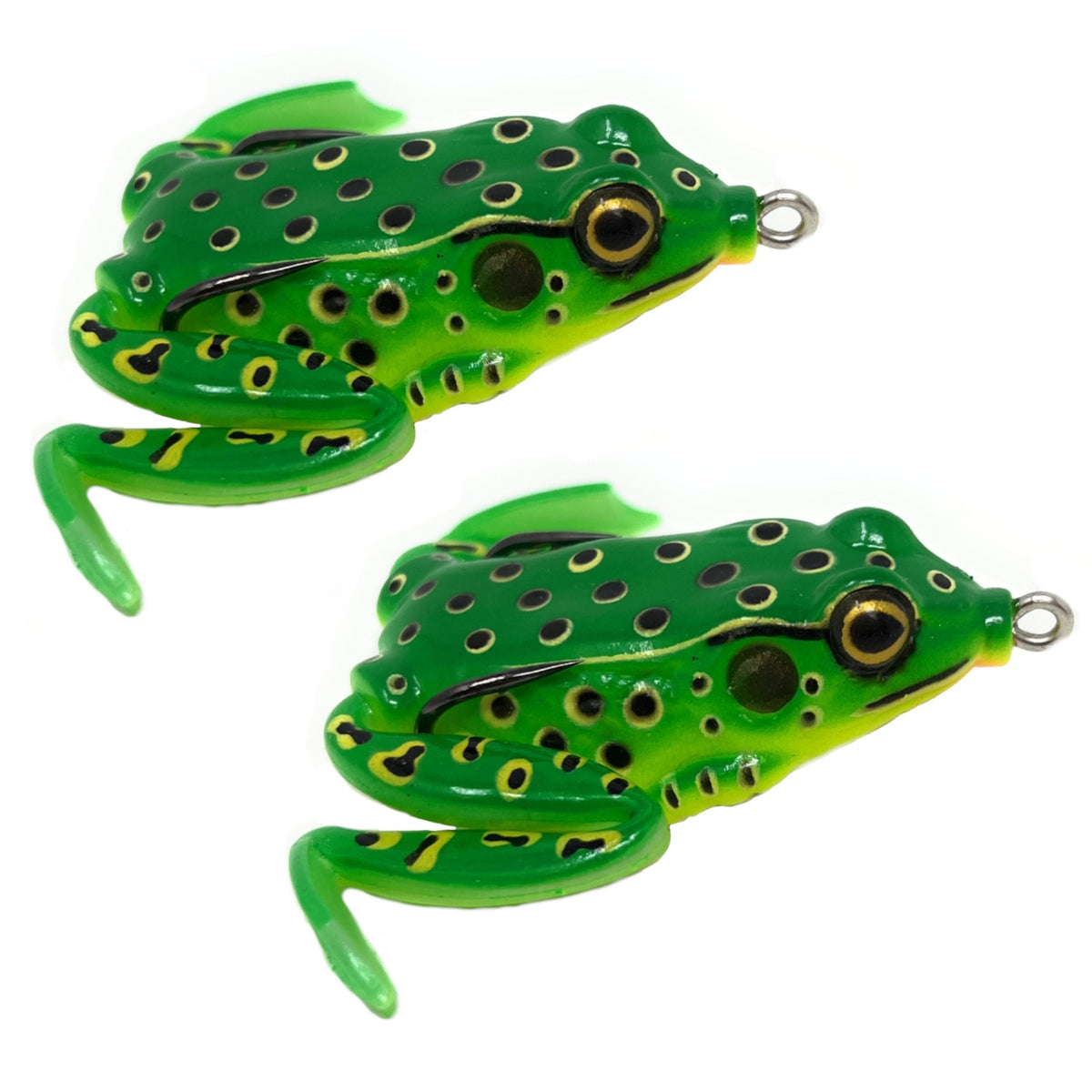 Reaction Tackle 2.25&quot; Hollow Body Frogs – Swimming Legs (2-Pack)