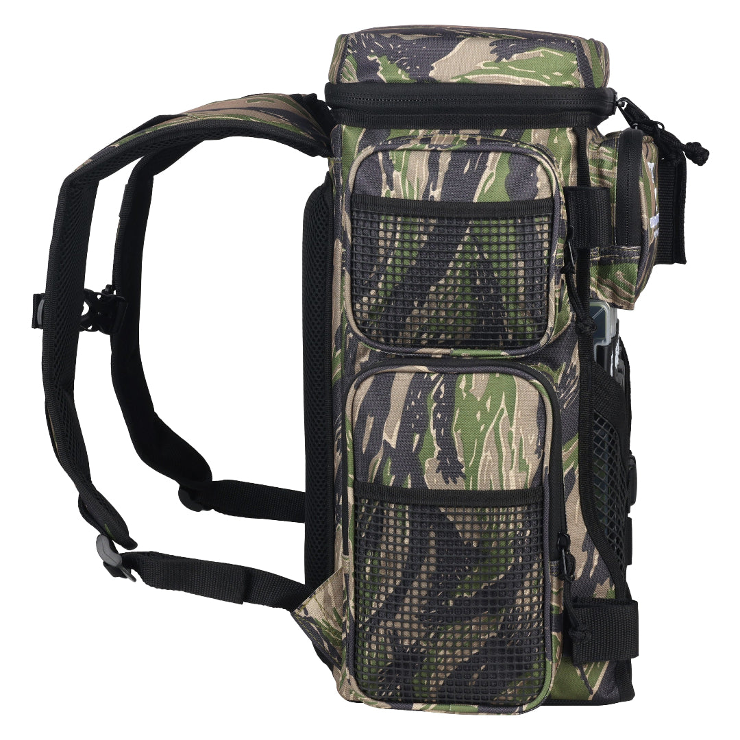 Evolution Outdoor fishing backpack with open-access tackle storage