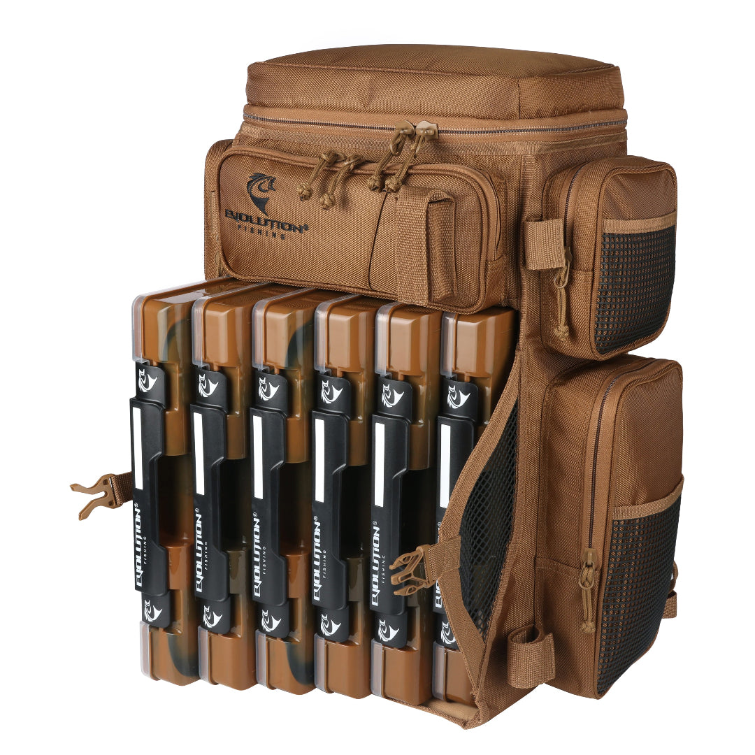 Evolution Outdoor Drift Series 3700 fishing tackle storage backpack