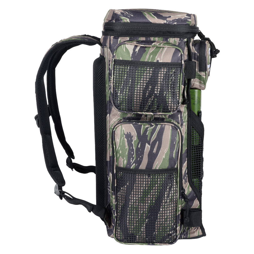 Drift Series Battle Pack 3700 fishing backpack with tackle trays