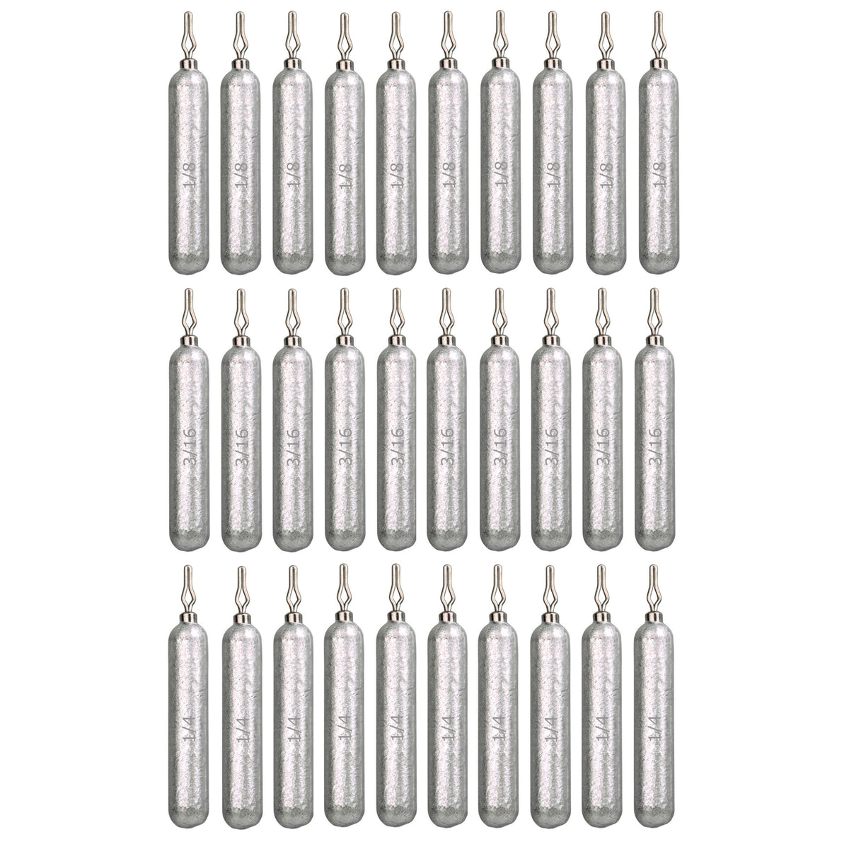 Reaction Tackle Lead Drop Shot Weights – Bulk Packs &amp; Kits