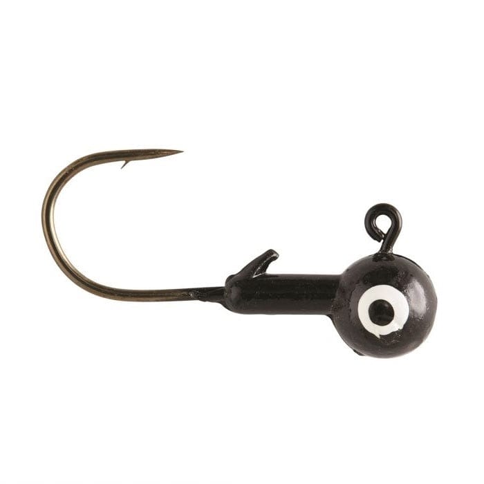 Baits Eagle Claw Ball Head Jig - 10 pack 1/16 oz. / Black Eagle Claw Ball Head Jig | Pescador Fishing Supply