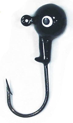 Baits Eagle Claw Ball Head Jig - 10 pack 1/16 oz. / Black Eagle Claw Ball Head Jig | Pescador Fishing Supply