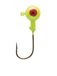 Baits Eagle Claw Ball Head Jig - 10 pack 1/16 oz. / Chartreuse Eagle Claw Ball Head Jig | Pescador Fishing Supply