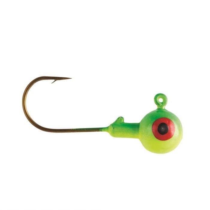 Baits Eagle Claw Ball Head Jig - 10 pack 1/16 oz. / Chartreuse / Lime Eagle Claw Ball Head Jig | Pescador Fishing Supply