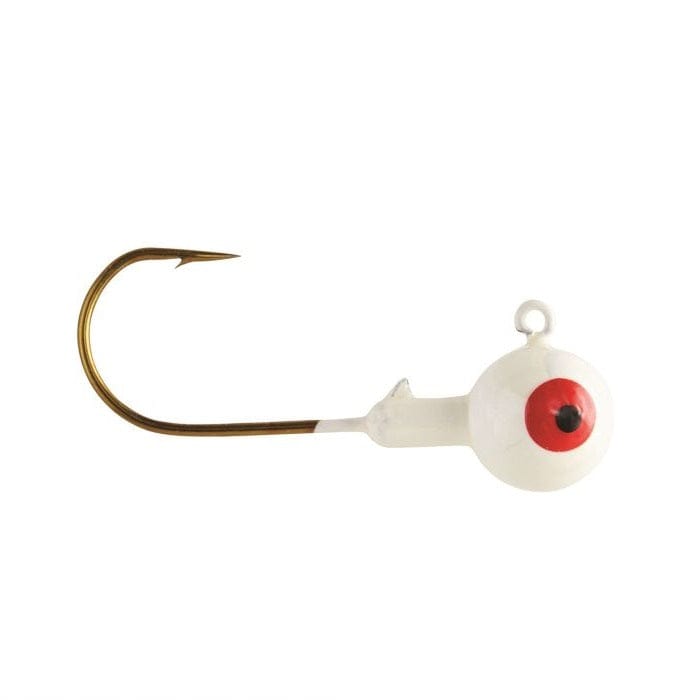 Baits Eagle Claw Ball Head Jig - 10 pack 1/16 oz. / White Eagle Claw Ball Head Jig | Pescador Fishing Supply