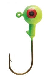 Baits Eagle Claw Ball Head Jig - 10 pack 1/32 oz. / Chartreuse / Lime Eagle Claw Ball Head Jig | Pescador Fishing Supply