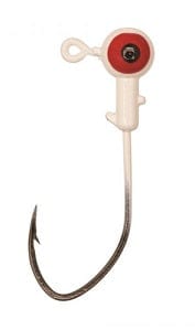 Baits Eagle Claw Pro-V Ballhead Jig Head White / 1/8oz Eagle Claw Pro-V Ballhead Jig Head | Pescador Fishing Supply