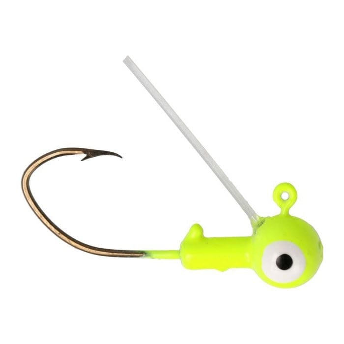 Baits Eagle Claw Pro-V Weedless Jig Chartreuse / 1/16 oz Eagle Claw Pro-V Weedless Jig - Pescador Fishing Supply