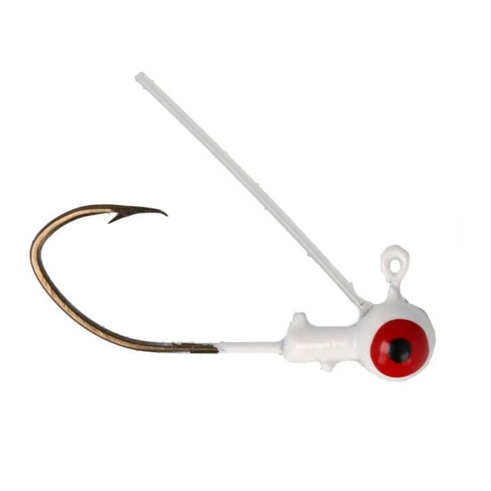 Baits Eagle Claw Pro-V Weedless Jig White / 1/16 oz Eagle Claw Pro-V Weedless Jig - Pescador Fishing Supply