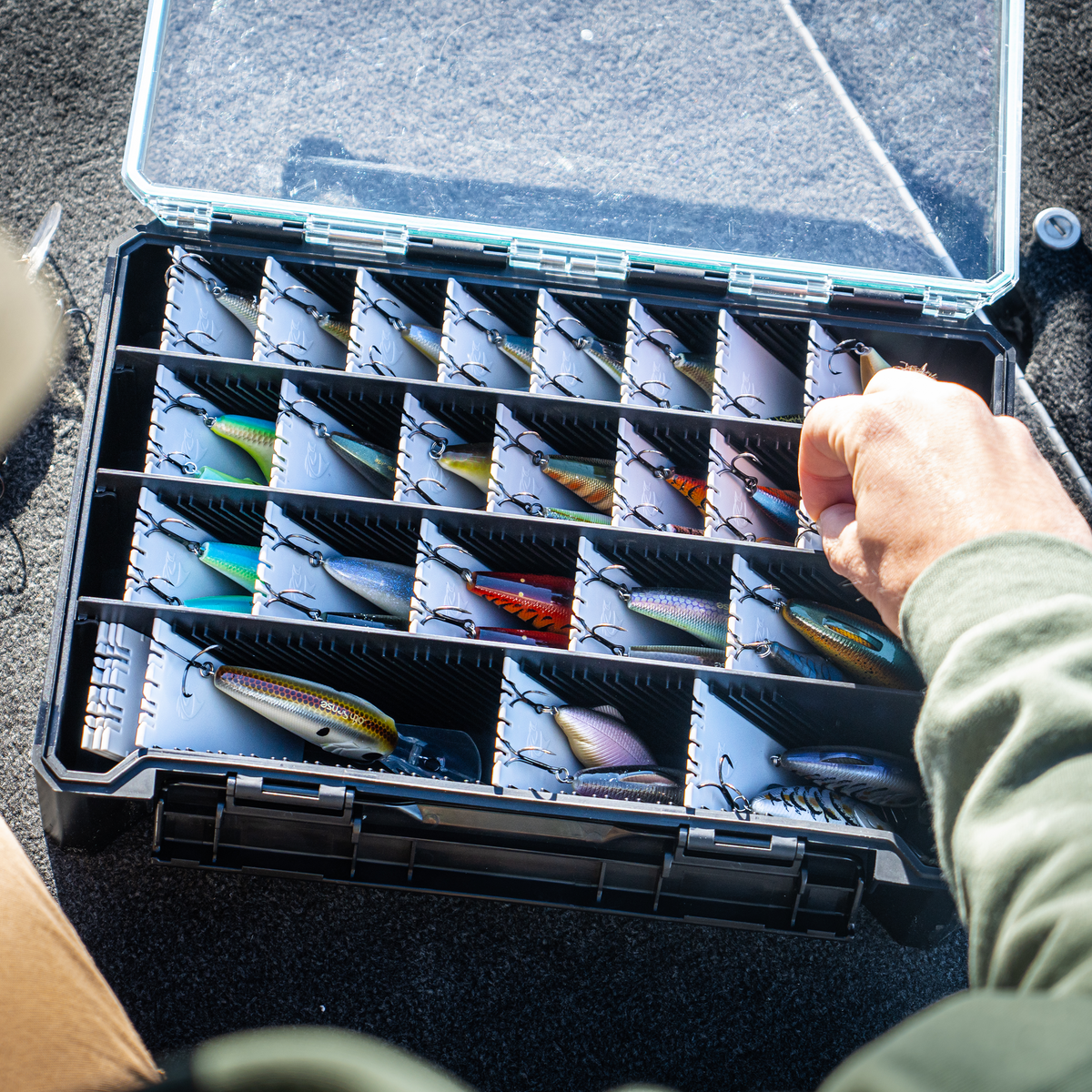 Tackle Boxes Evolution Fishing BallistiX HANGR 3.7D Tackle Tray Ballistix Hangr 3.7D Tackle Tray | Ultimate Lure Storage Solution