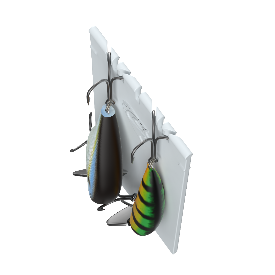 Tackle Boxes Evolution Fishing BallistiX HANGR 3.7D Tackle Tray Ballistix Hangr 3.7D Tackle Tray | Ultimate Lure Storage Solution