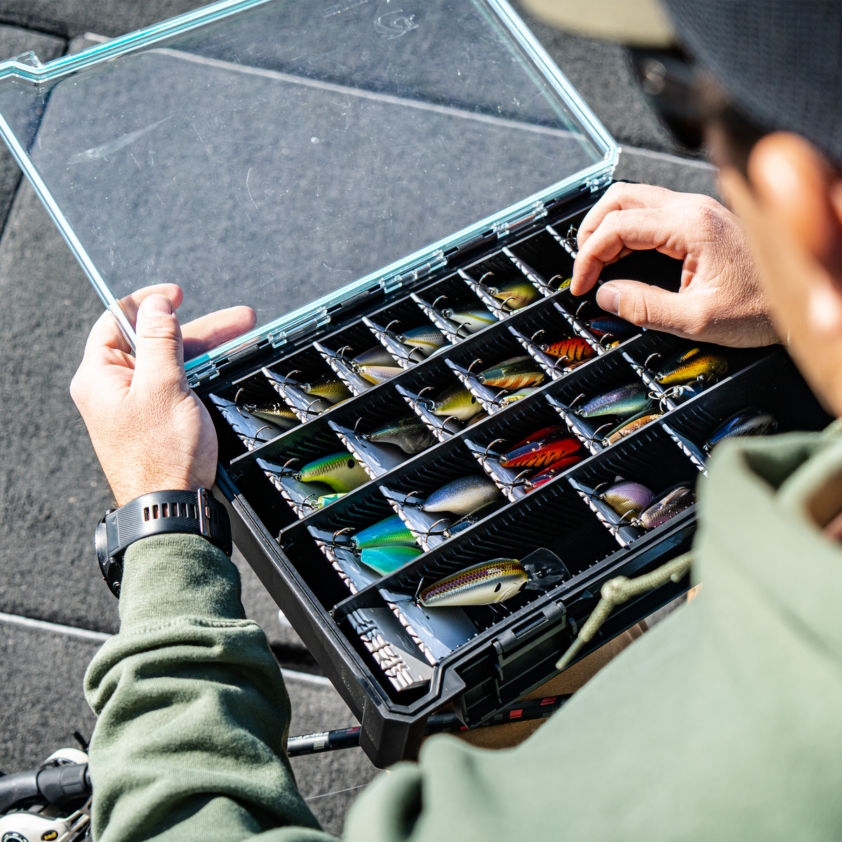 Tackle Boxes Evolution Fishing BallistiX HANGR 3.7D Tackle Tray Ballistix Hangr 3.7D Tackle Tray | Ultimate Lure Storage Solution