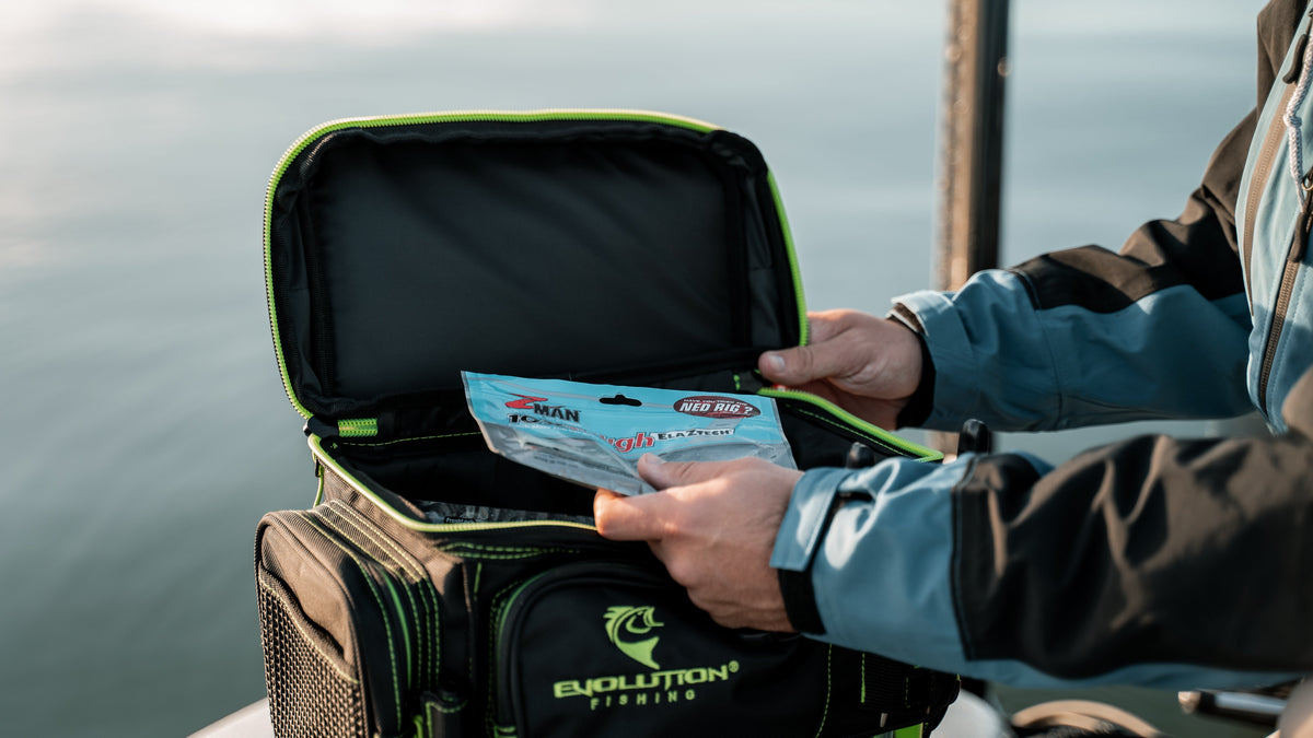 Tackle Backpack Evolution Fishing Drift Series 3700 Tackle Backpack Water-Resistant 3700 Fishing Tackle Backpack with QuikLatch Trays