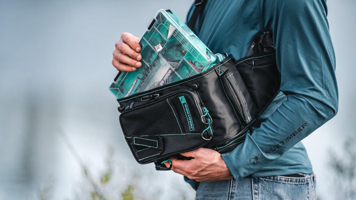 Tackle Backpack Evolution Fishing Drift Tackle Sling - Seafoam Drift Tackle Sling - Seafoam | Evolution Fishing Gear