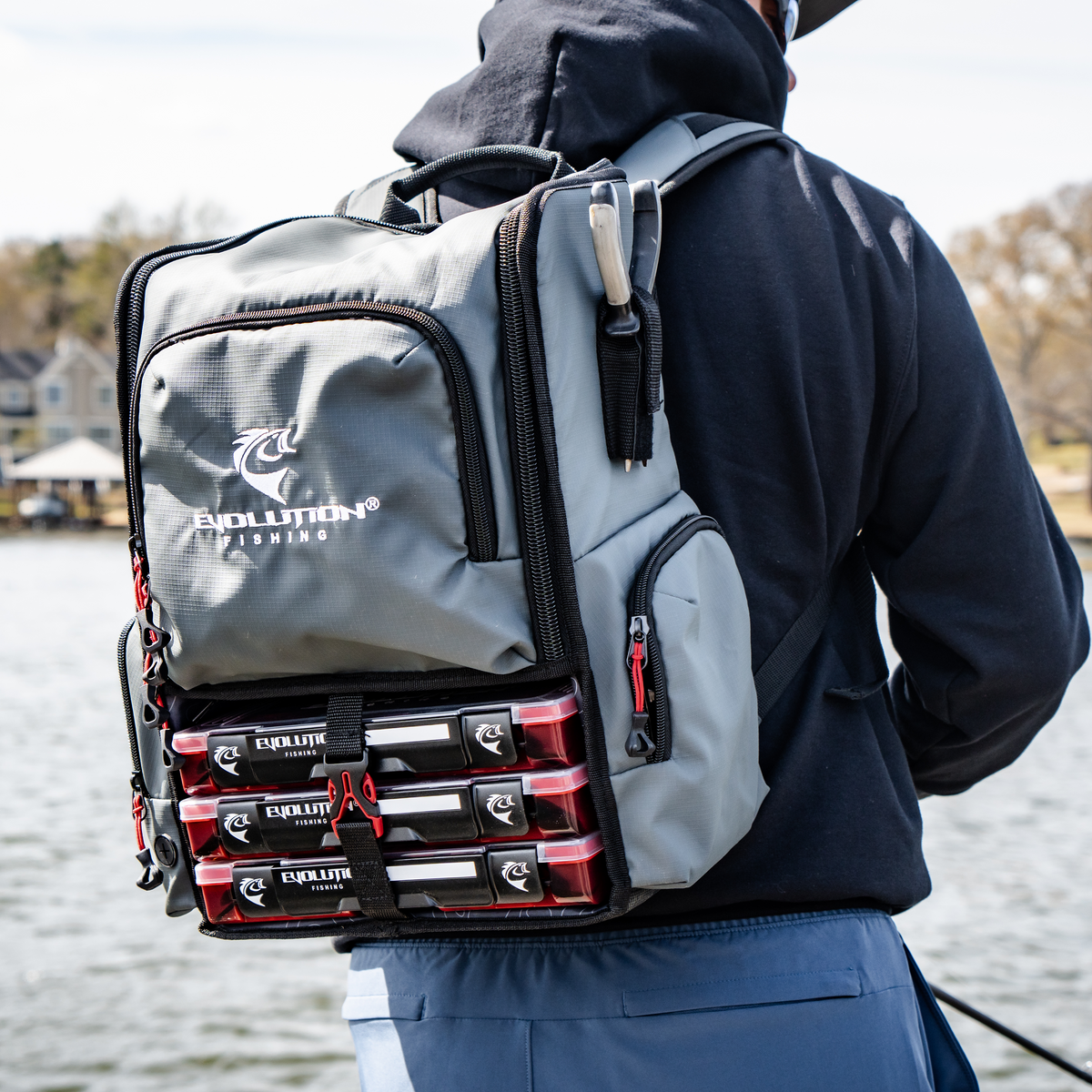 Tackle Backpack Evolution Fishing Largemouth 3.0 Tackle Backpack Evolution Fishing Largemouth 3.0 Backpack | Modular Tackle Storage