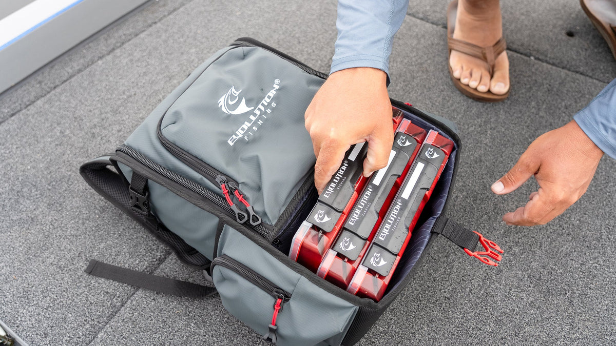 Tackle Backpack Evolution Fishing Largemouth 3.0 Tackle Backpack Evolution Fishing Largemouth 3.0 Backpack | Modular Tackle Storage