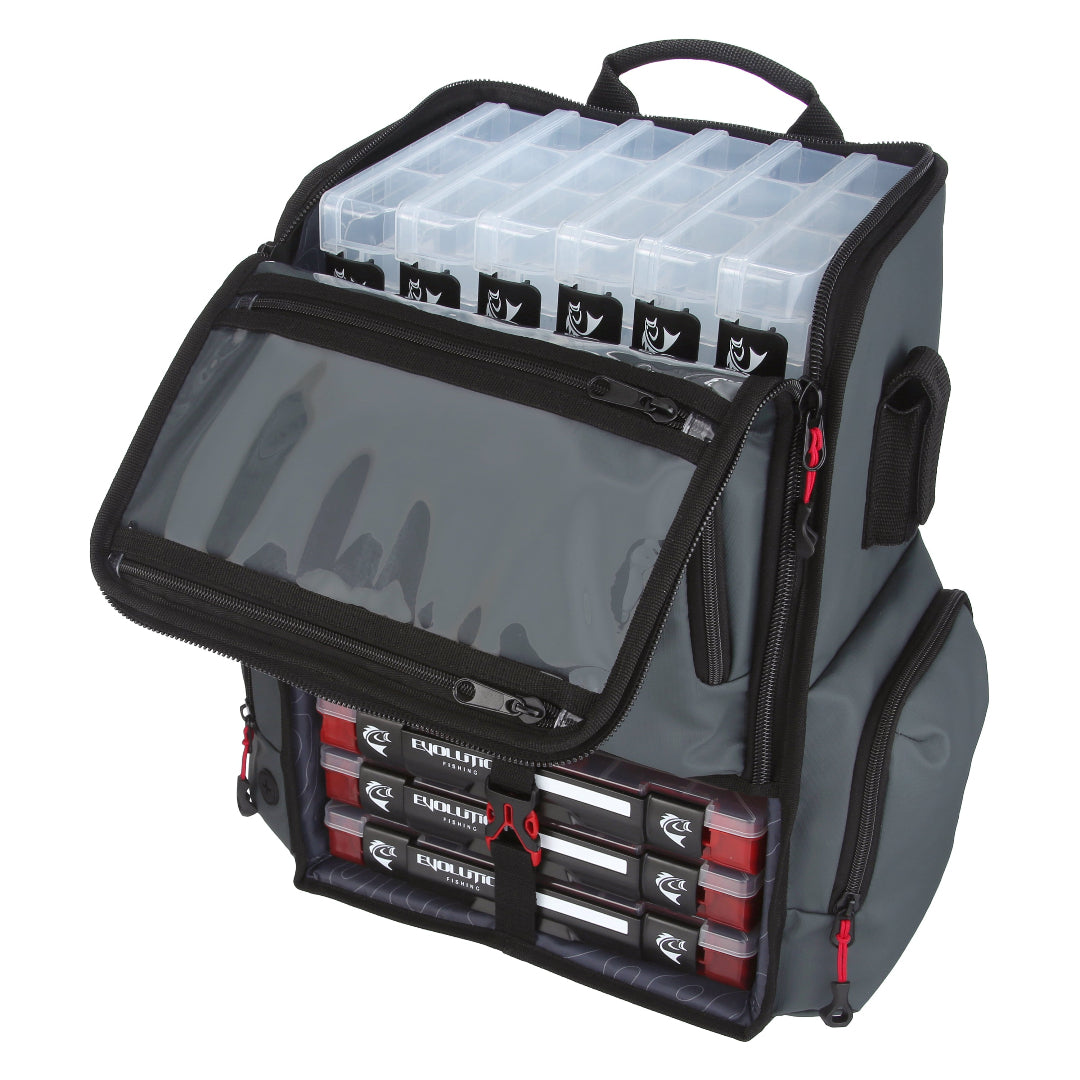 Tackle Backpack Evolution Fishing Largemouth 3.0 Tackle Backpack Evolution Fishing Largemouth 3.0 Backpack | Modular Tackle Storage