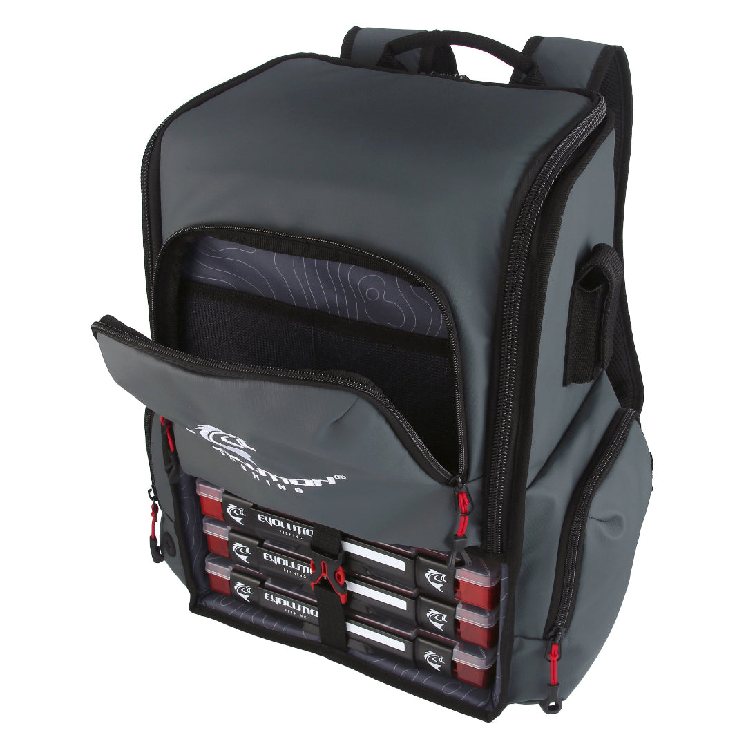 Tackle Backpack Evolution Fishing Largemouth 3.0 Tackle Backpack Evolution Fishing Largemouth 3.0 Backpack | Modular Tackle Storage