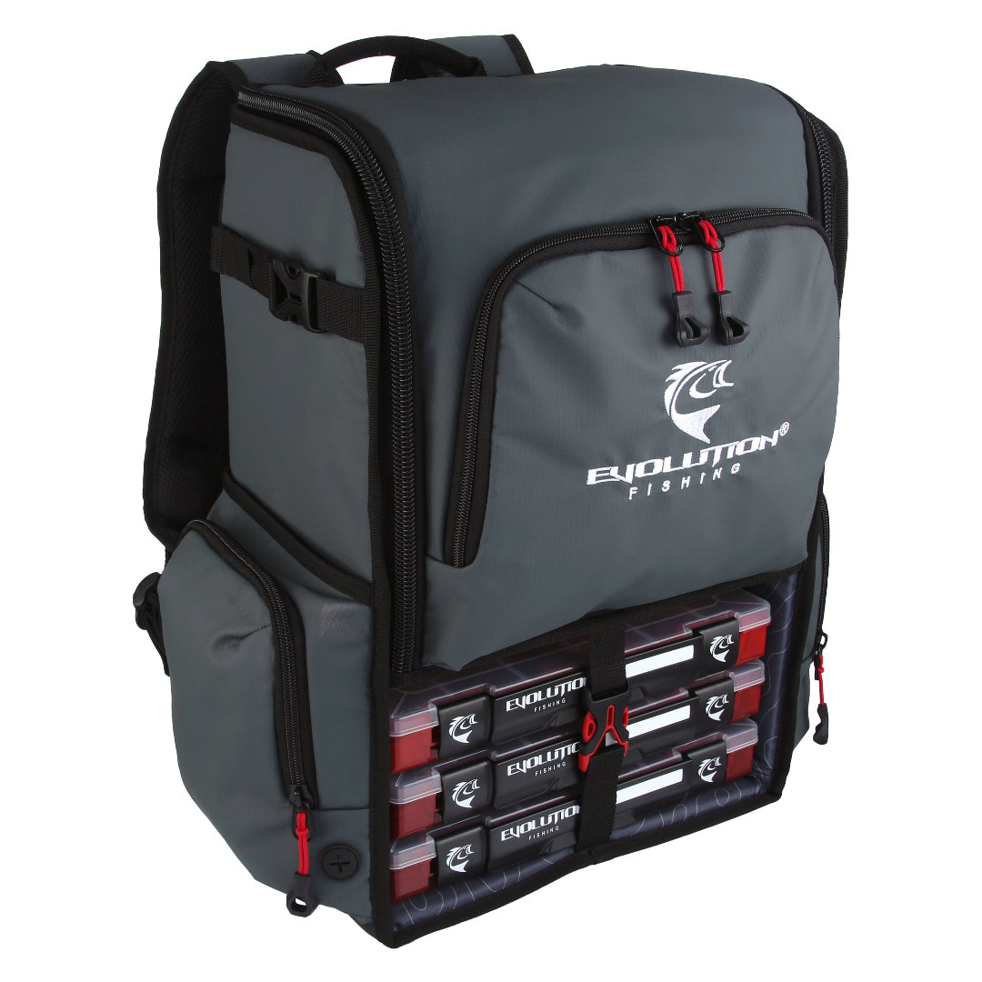Tackle Backpack Evolution Fishing Largemouth 3.0 Tackle Backpack Evolution Fishing Largemouth 3.0 Backpack | Modular Tackle Storage