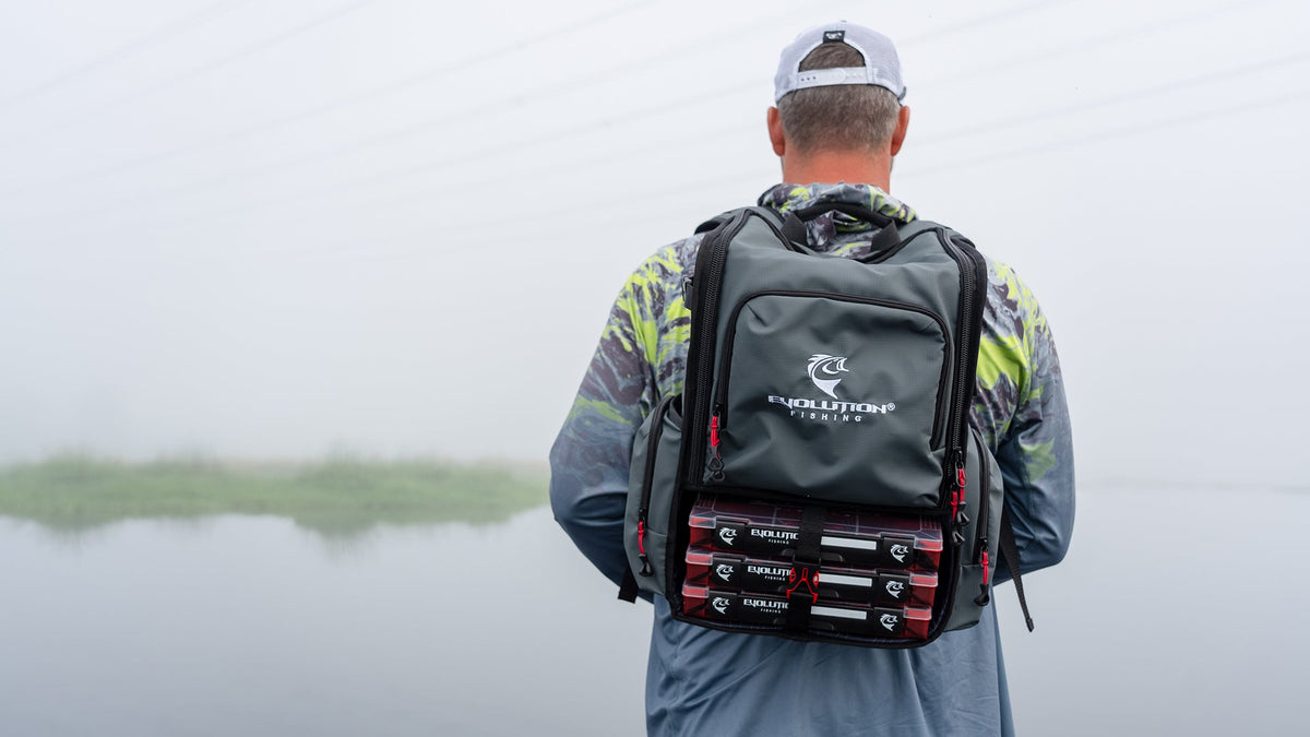 Tackle Backpack Evolution Fishing Largemouth 3.0 Tackle Backpack Evolution Fishing Largemouth 3.0 Backpack | Modular Tackle Storage