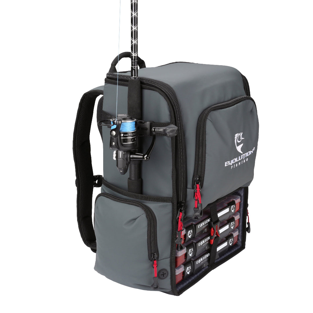 Evolution Fishing Largemouth 3.0 Tackle Backpack