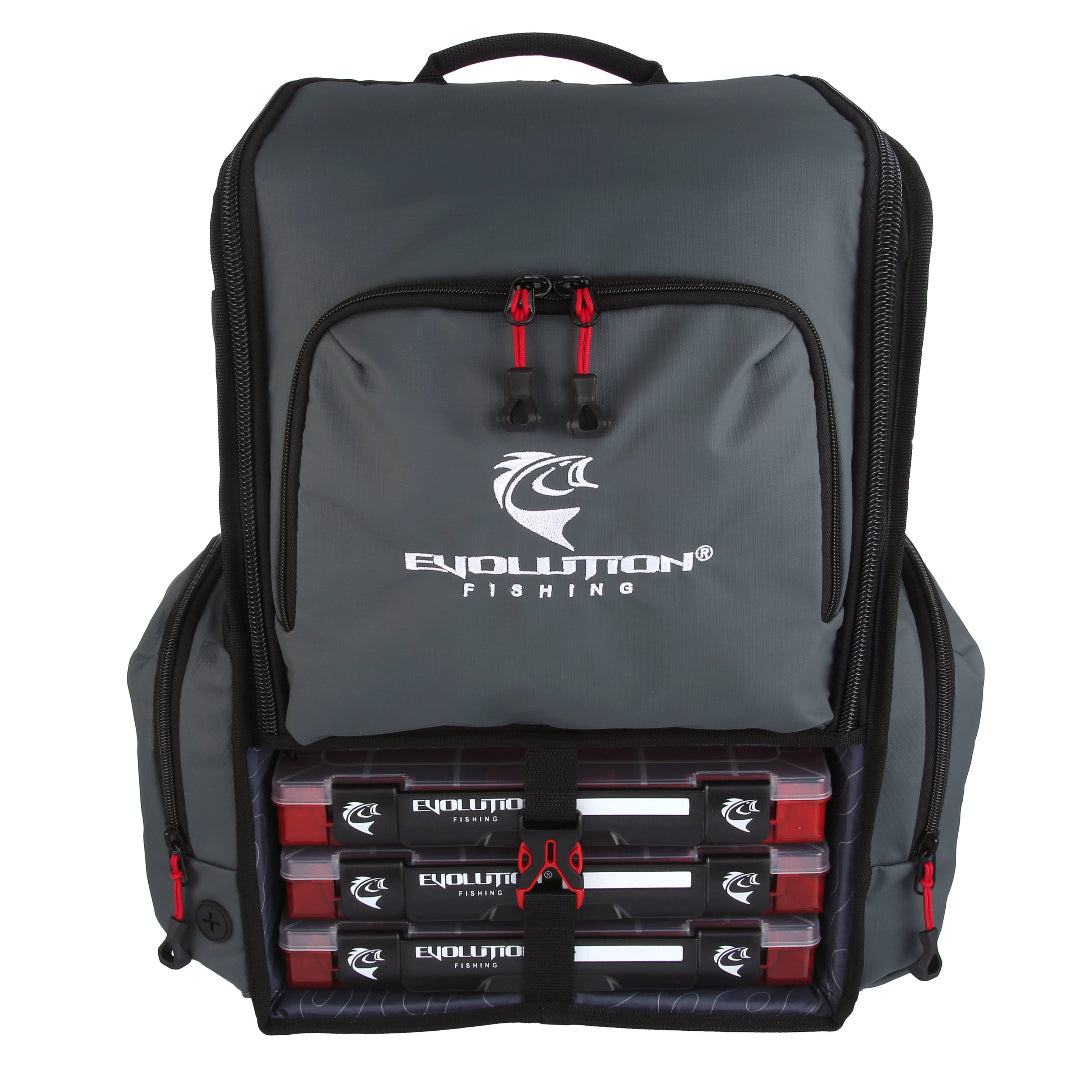 Evolution Fishing Largemouth 3.0 Tackle Backpack