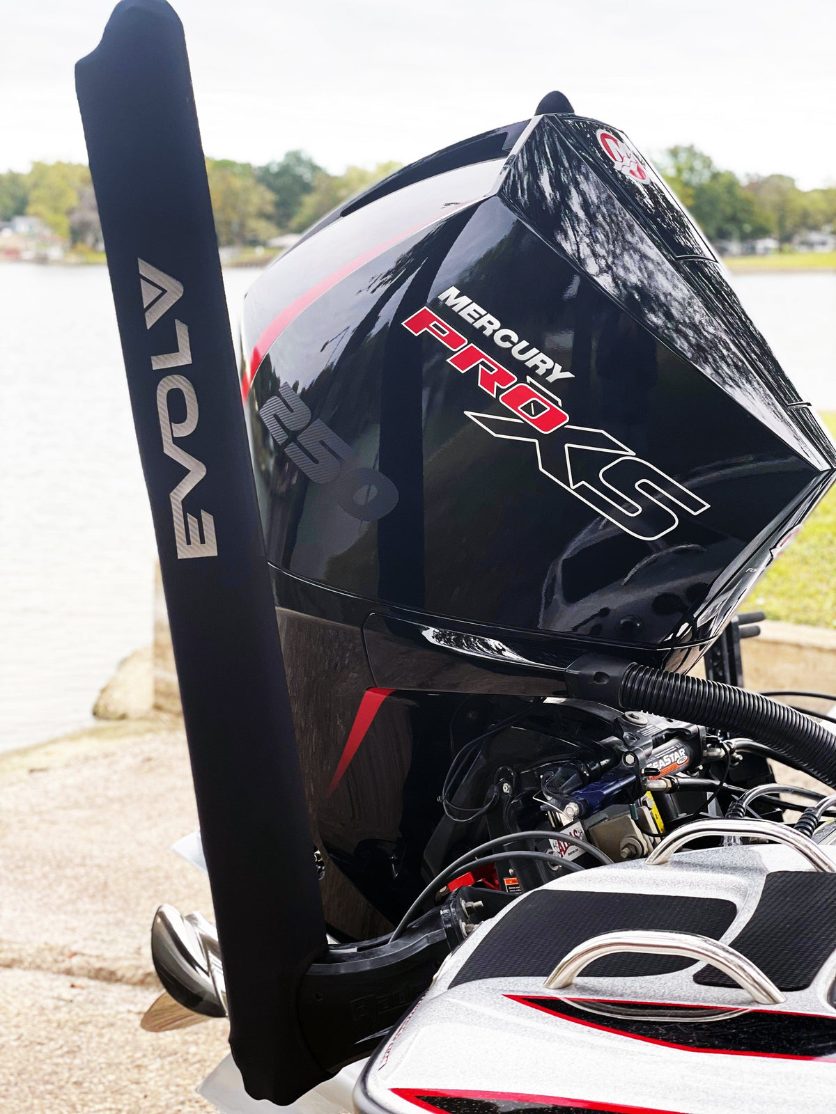 Power Pole Covers EVOLV Neoprene Power Pole Travel Cover – Single EVOLV Neoprene Power Pole Cover – Pescador Fishing Supply