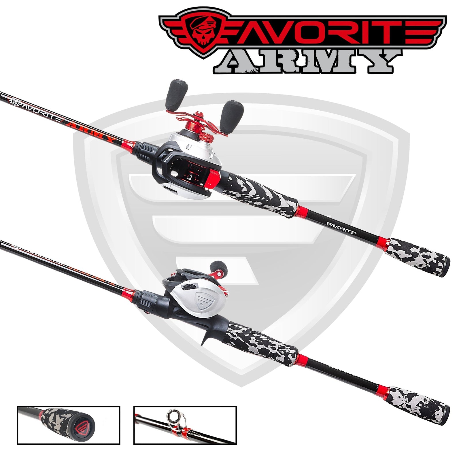 Favorite Army Casting Combo with 7-foot medium-heavy casting rod
