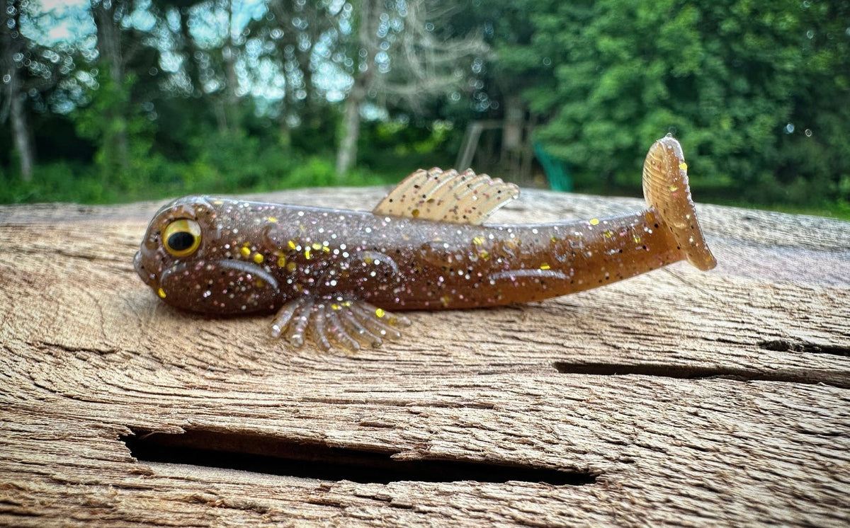 Soft Plastics Fish or Die Bait Co. A-Jack 3" Goby Finesse Pine Tree Shilling (Golden Shiner) Fish or Die Bait Co. A-Jack 3" Goby Finesse – Pescador Fishing Supply