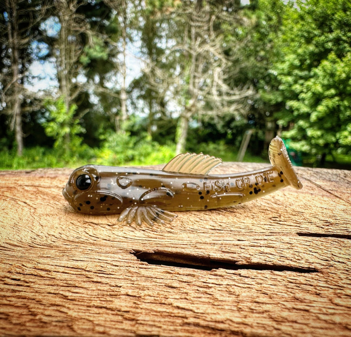 Soft Plastics Fish or Die Bait Co. A-Jack 3" Goby Finesse Tecumseh (SB Goby) Fish or Die Bait Co. A-Jack 3" Goby Finesse – Pescador Fishing Supply