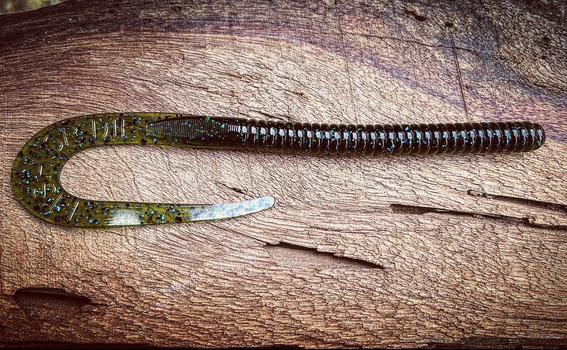 Soft Plastics Fish or Die Bait Co. Blitzkrieg 10" Ribbon-Tail Worm Huzzah! (Okeechobee Craw) Fish or Die Blitzkrieg 10" Ribbon-Tail Worm – Pescador Fishing Supply