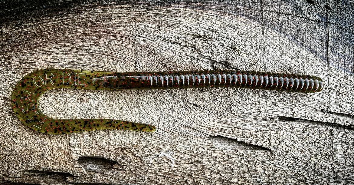 Soft Plastics Fish or Die Bait Co. Blitzkrieg 10" Ribbon-Tail Worm Liberty Tree (Watermelon w/ Red Flake) Fish or Die Blitzkrieg 10" Ribbon-Tail Worm – Pescador Fishing Supply