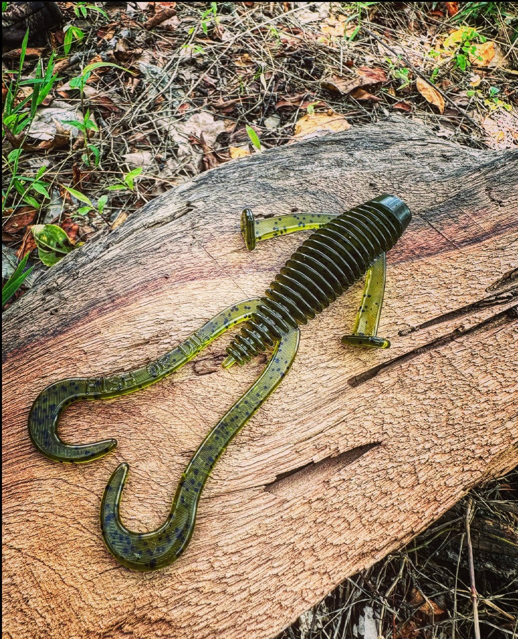 Soft Plastics Fish or Die Bait Co. Howitzer Creature Bait (Flipping/Punching) Green Dragon (Green Pumpkin) Fish or Die Howitzer – 5.5" Creature Bait – Pescador Fishing Supply