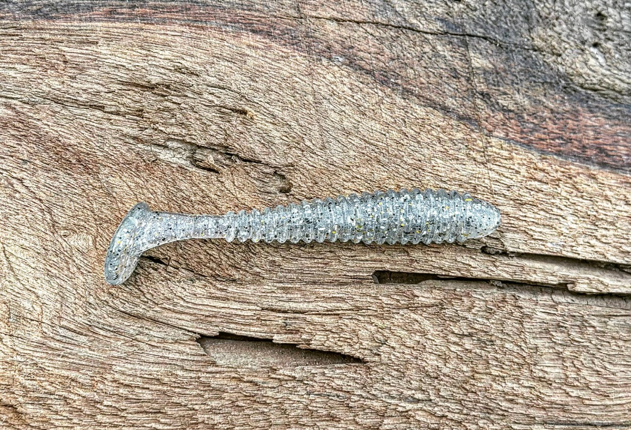 Soft Plastics Fish or Die Bait Co. Minutemen 3.5" Ribbed Swimbait Swampfox (Silver Shiner) Fish or Die Bait Co. Minutemen 3.5" Swimbait – Pescador Fishing Supply