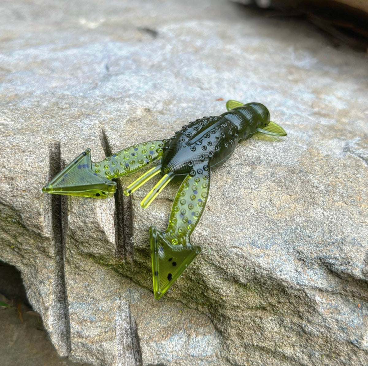 Soft Plastics Fish or Die Bait Co. Patriot Floating-Claw Craw Green Dragon (Green Pumpkin) Fish or Die Patriot Floating-Claw Craw – Pescador Fishing Supply