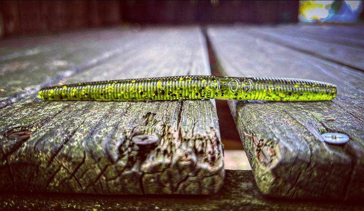 Soft Plastics Fish or Die Bait Co. Ramrods 5" Senko-Style Wacky Worm Philadelphia (Junebug Red) / 5” Fish or Die Bait Co. Ramrods 5" Wacky Worm – Pescador Fishing Supply