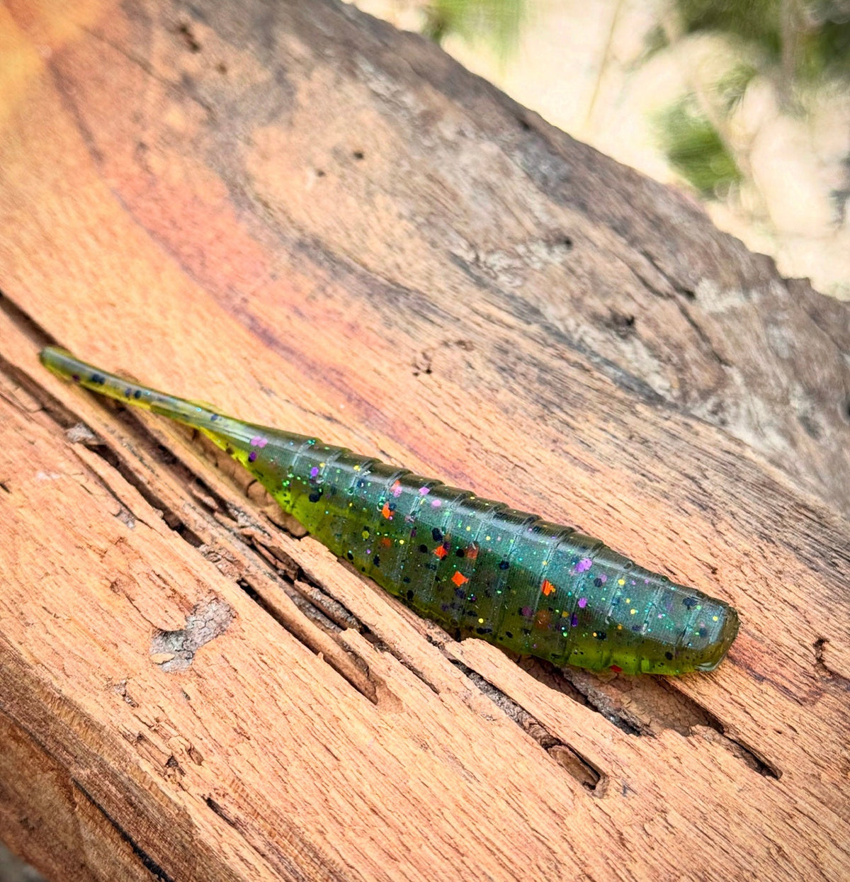 Soft Plastic Fish or Die Bait Co. Shiv Fluke-Style Jerk Minnow Shell Shock (Bluegill) / 4.25” Fish or Die Shiv Fluke-Style Jerk Minnow – Pescador Fishing Supply