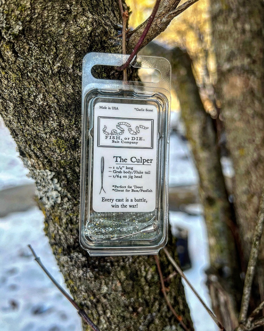 Soft Plastics Fish or Die Bait Co. The Culper 1.25" Micro Grub (Trout/Crappie) Fish or Die Bait Co. The Culper 1.25" Micro Grub – Pescador Fishing Supply