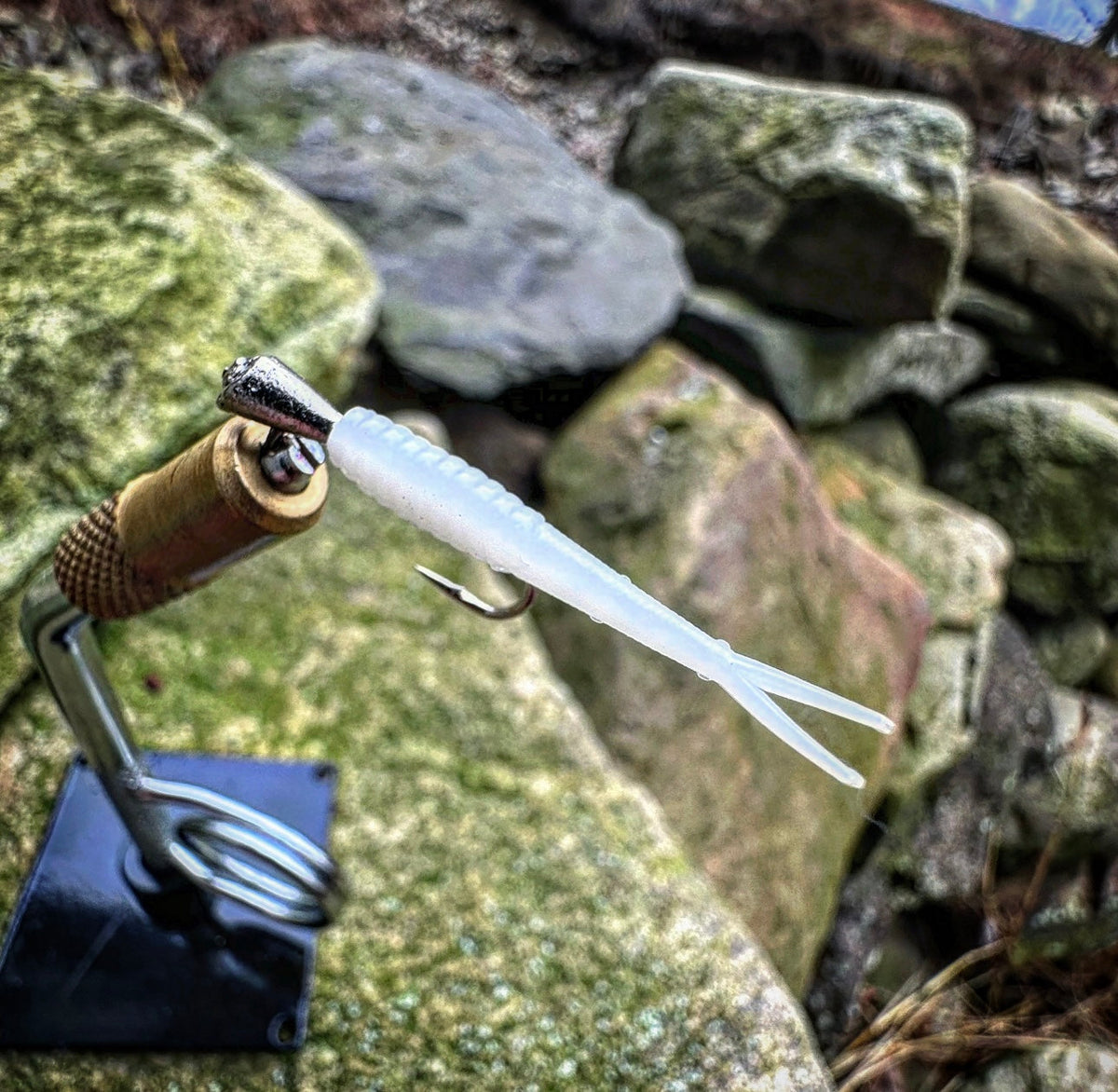 Soft Plastics Fish or Die Bait Co. The Culper 1.25" Micro Grub (Trout/Crappie) King George’s Wig (White) Fish or Die Bait Co. The Culper 1.25" Micro Grub – Pescador Fishing Supply