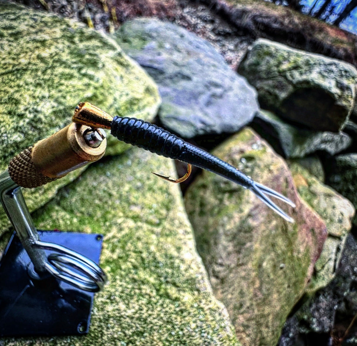 Soft Plastics Fish or Die Bait Co. The Culper 1.25" Micro Grub (Trout/Crappie) Stamp Act (Black) Fish or Die Bait Co. The Culper 1.25" Micro Grub – Pescador Fishing Supply