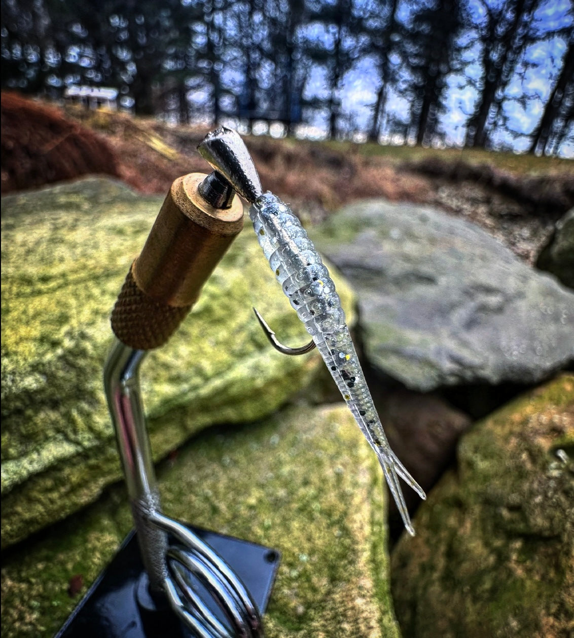 Soft Plastics Fish or Die Bait Co. The Culper 1.25" Micro Grub (Trout/Crappie) Swampfox (Silver Shiner) Fish or Die Bait Co. The Culper 1.25" Micro Grub – Pescador Fishing Supply