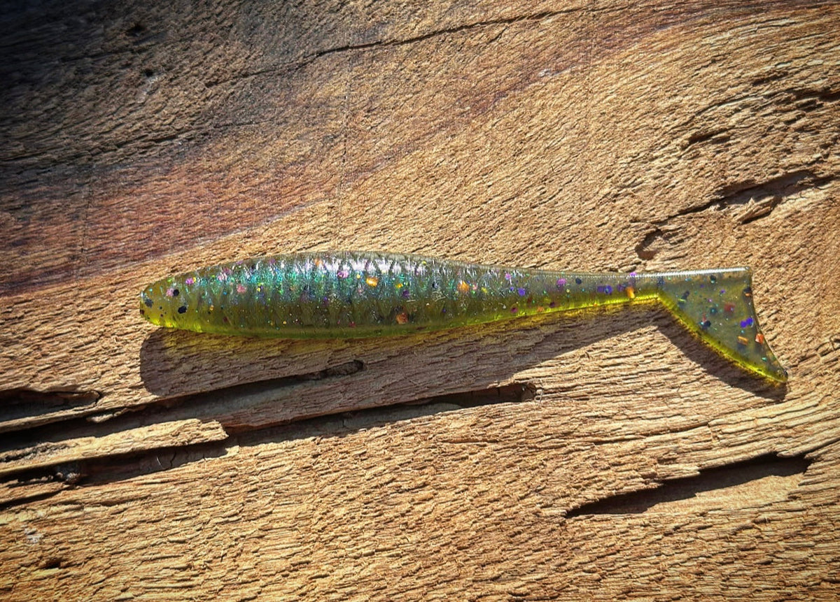 Soft Plastics Fish or Die Bait Co. The Dagger Finesse Minnow 2.5” / Shell Shock (Bluegill) Fish or Die The Dagger – Finesse Minnow – Pescador Fishing Supply