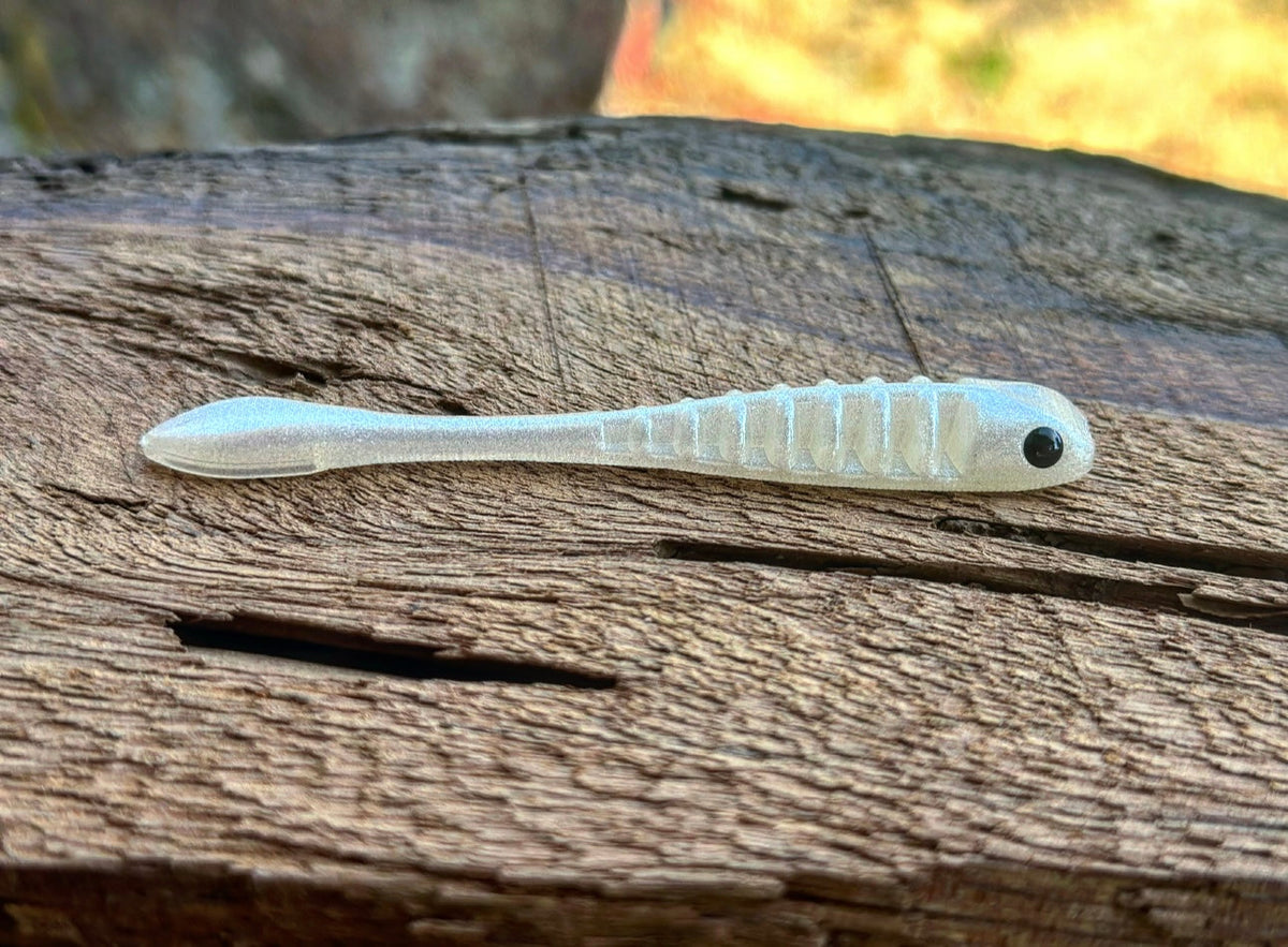 Soft Plastics Fish or Die Bait Co. The Gadsden Drop Shot Minnow Independence (Pearl) Fish or Die The Gadsden Drop Shot Minnow – Pescador Fishing Supply