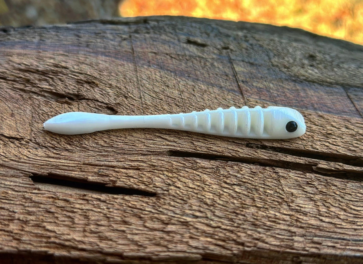 Soft Plastics Fish or Die Bait Co. The Gadsden Drop Shot Minnow King George’s Wig (White) Fish or Die The Gadsden Drop Shot Minnow – Pescador Fishing Supply