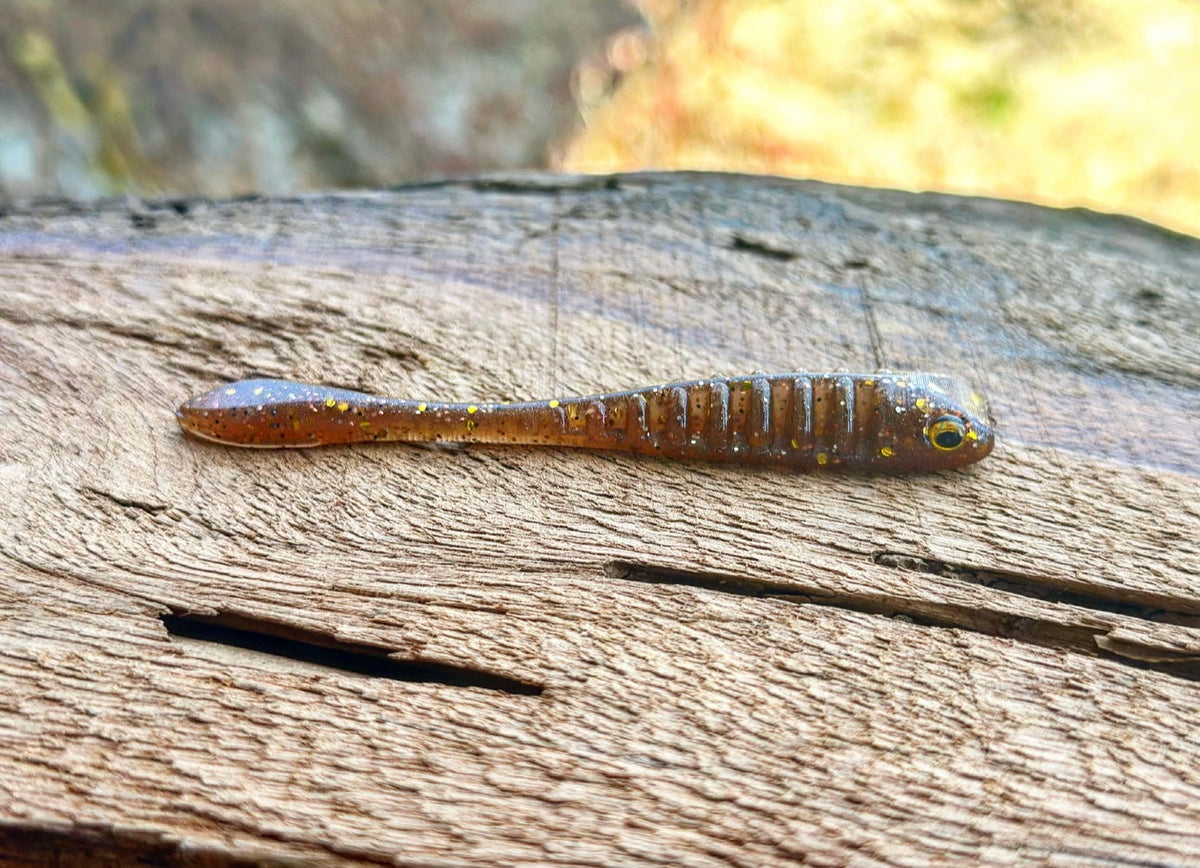 Soft Plastics Fish or Die Bait Co. The Gadsden Drop Shot Minnow Pine Tree Shilling (Golden Shiner) Fish or Die The Gadsden Drop Shot Minnow – Pescador Fishing Supply