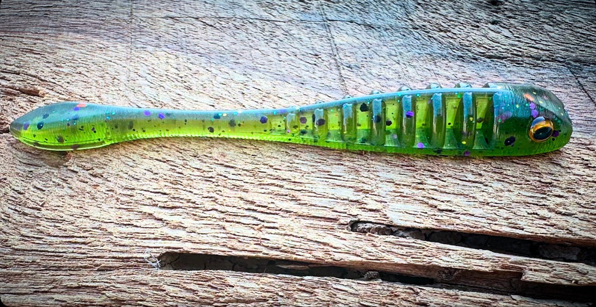 Soft Plastics Fish or Die Bait Co. The Gadsden Drop Shot Minnow Shell Shock (Bluegill) Fish or Die The Gadsden Drop Shot Minnow – Pescador Fishing Supply