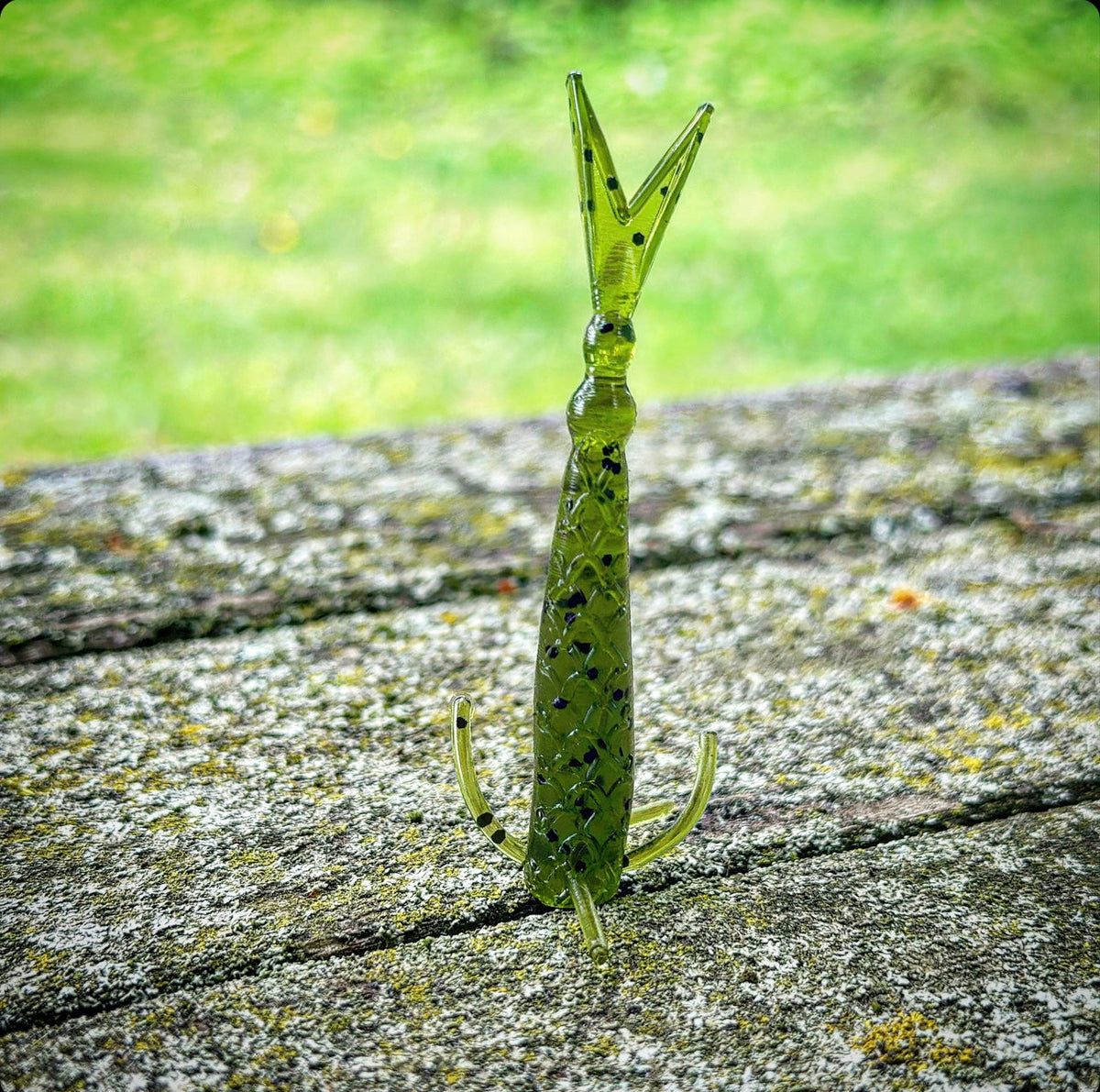 Soft Plastics Fish or Die Bait Co. The Sharpshooter Drop Shot Finesse Minnow Green Dragon (Green Pumpkin) The Sharpshooter Drop Shot Minnow – Pescador Fishing Supply