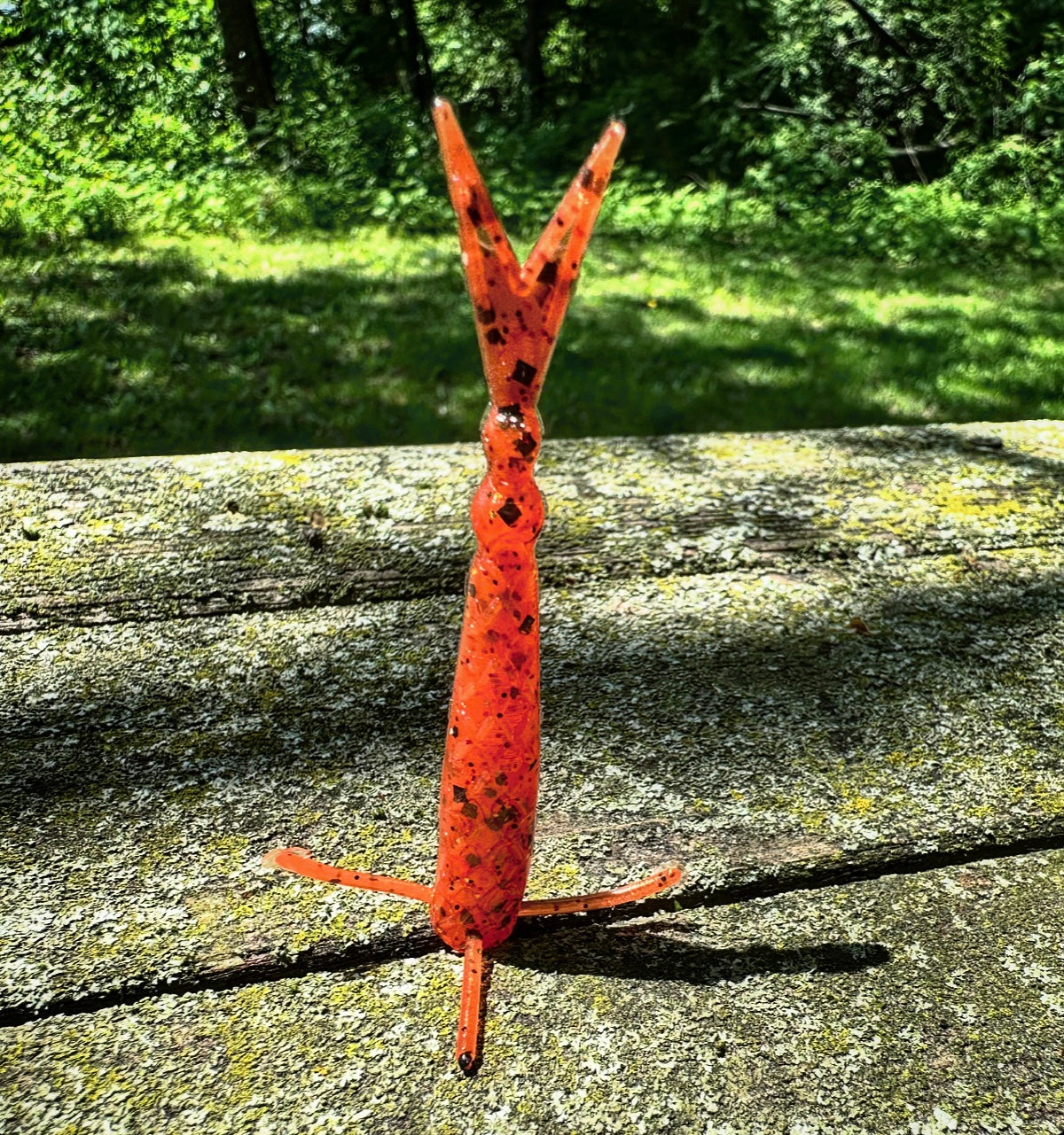 Soft Plastics Fish or Die Bait Co. The Sharpshooter Drop Shot Finesse Minnow Tribe Oneida (Fire Craw) The Sharpshooter Drop Shot Minnow – Pescador Fishing Supply